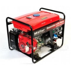 Бензогенератор со встроенным сварочным аппаратом Moller MR/GGT5001W 4,2 кВт в Великом Новгороде