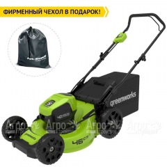 Газонокосилка аккумуляторная GreenWorks GD40LM46HP 4 Ач в Великом Новгороде