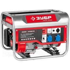 Бензогенератор Зубр ЗЭСБ-3500 3.5 кВт в Великом Новгороде