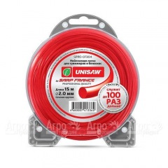 Леска триммерная 2 мм 15 м круглая Unisaw в Великом Новгороде