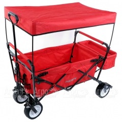 Тележка ручная Fuxtec СТ-350R с навесом красная в Великом Новгороде