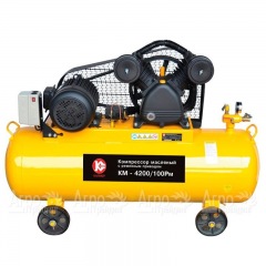 Компрессор масляный Калибр Мастер КМ-4200/100РМ в Великом Новгороде