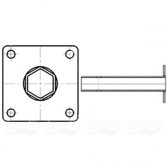 Ступица колеса 010621 для мотоблоков Целина в Великом Новгороде