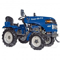 Многофункциональный минитрактор Garden Scout (Скаут) T-12DIF + фреза + двухкорпусный плуг в Великом Новгороде