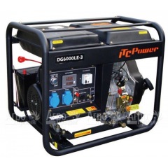 Дизельный генератор ITC Power DG6000LEK-3+ (дистанционный запуск+разъем для АВР) в Великом Новгороде