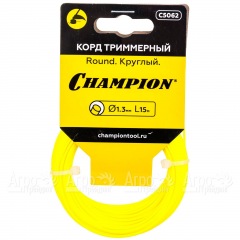 Корд триммерный Champion Round 1.3мм, 15м (круглый) в Великом Новгороде