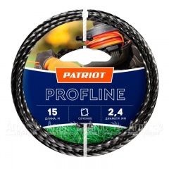 Леска триммерная Patriot Profline D 2.4 мм L 15 м в Великом Новгороде
