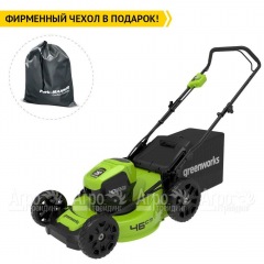 Газонокосилка аккумуляторная GreenWorks GD40LM46HP 6 Ач в Великом Новгороде