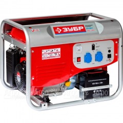 Бензогенератор Зубр ЗЭСБ-4000-Э 4 кВт с электростартером в Великом Новгороде