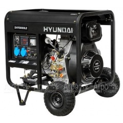 Дизельгенератор Hyundai DHY 8000LE 5,5 кВт + колеса в Великом Новгороде