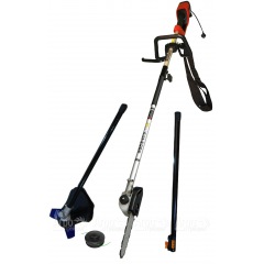 Электрокоса + высоторез Ikra Mogatec EAS 1035C + цепная пила 20 см в Великом Новгороде