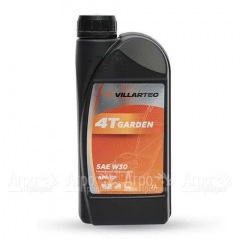 Масло моторное летнее Villartec 5098410000 4T Garden SAE W-30, 1 л для 4-х тактных двигателей в Великом Новгороде