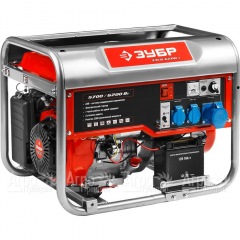 Бензогенератор Зубр ЗЭСБ-6200-Э 6.2 кВт с электростартером в Великом Новгороде