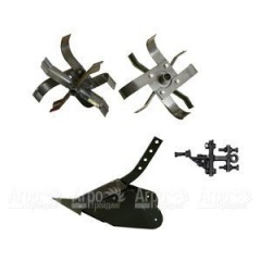 Комплект навесного оборудования EFCO MZ2100 (грунтозацепы,окучник,плуг,картофелевыкапыватель,сцепка) в Великом Новгороде