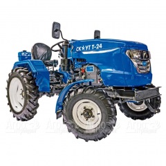 Многофункциональный минитрактор Garden Scout (Скаут) Т24 DIFF VT + почвофреза + двухкопрусный плуг в Великом Новгороде