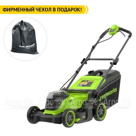 Газонокосилка аккумуляторная GreenWorks GD24X2LM411 (без аккумулятора и зарядного устройства) в Великом Новгороде