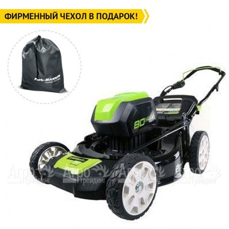 Газонокосилка аккумуляторная GreenWorks GD80LM53 80V DigiPro (без батареи и зарядного устройства)  в Великом Новгороде