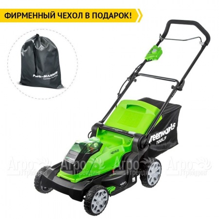 Газонокосилка аккумуляторная GreenWorks G40LM41K4  в Великом Новгороде