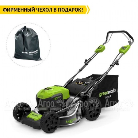 Газонокосилка аккумуляторная GreenWorks GD40LM46SP  в Великом Новгороде