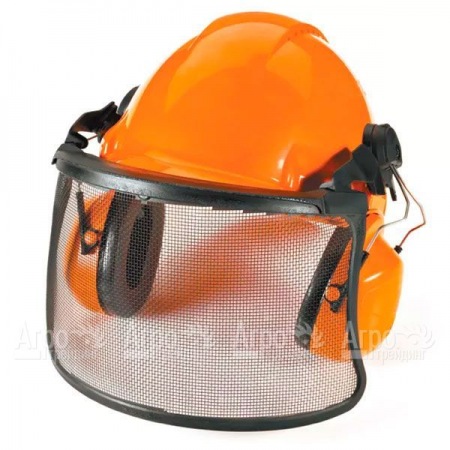 Шлем защитный в комплекте с наушниками и забралом SE3782  в Великом Новгороде