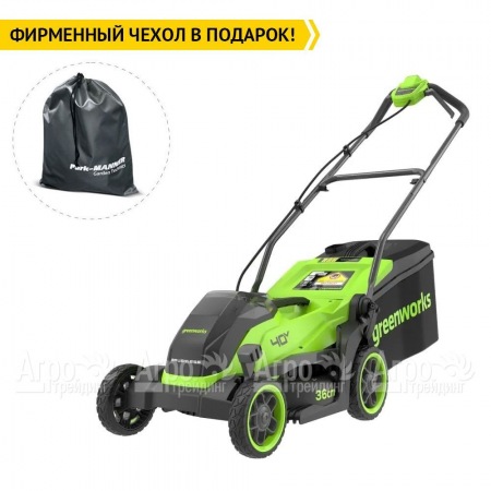 Газонокосилка аккумуляторная GreenWorks GD40LM361 4 Ач в Великом Новгороде