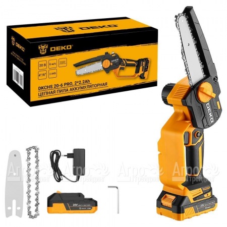 Аккумуляторная пила DEKO DKCHS 20-6 PRO 6" в Великом Новгороде