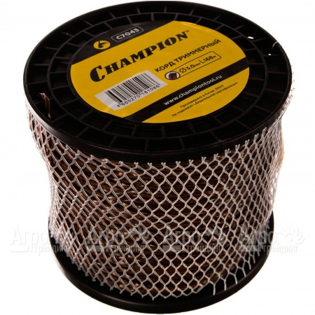 Корд триммерный Champion Magic 3.0мм, 168м (витой квадрат)+нож  в Великом Новгороде