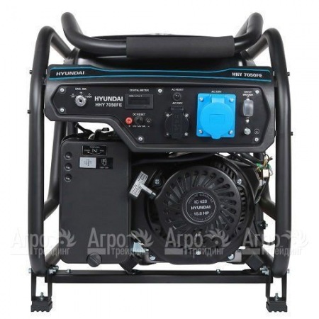 Бензогенератор Hyundai HHY7050FE 5 кВт в Великом Новгороде