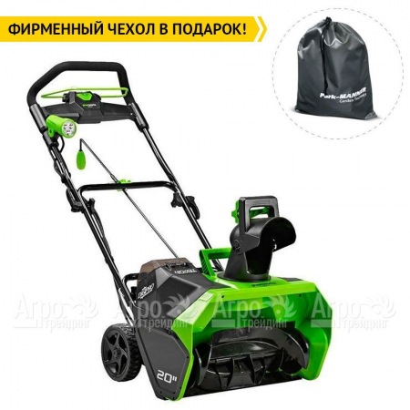 Снегоуборщик аккумуляторный GreenWorks GD40STK5 5 Ач в Великом Новгороде