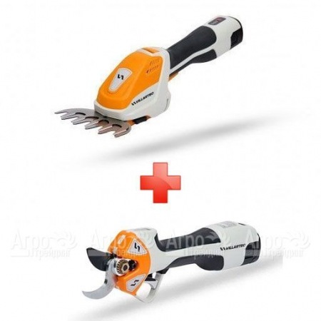Ножницы аккумуляторные Villartec HA1462 + секатор Villartec PA1462 (без аккумулятора и зарядного устройства)  в Великом Новгороде