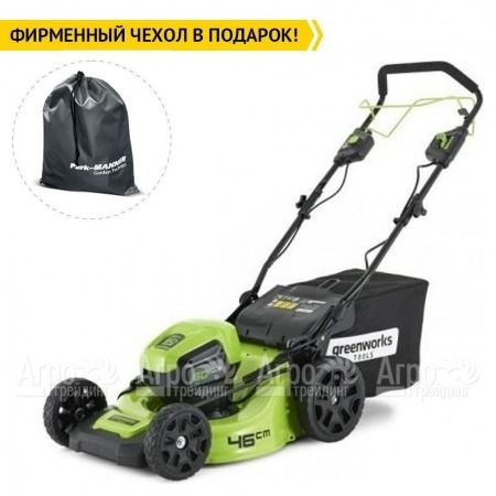 Газонокосилка аккумуляторная GreenWorks GD60LM46SPK4 в Великом Новгороде