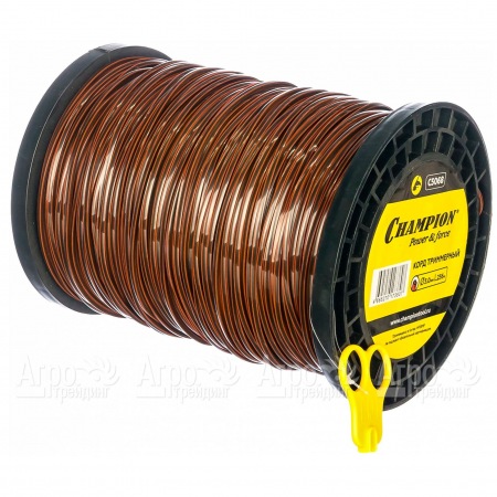 Корд триммерный Champion Nylplus Square 3.0мм, 236м (квадрат)+нож  в Великом Новгороде