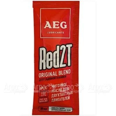 Масло минеральное AEG RED 2T Original blend API TC 20 мл для 2-х тактных двигателей в Великом Новгороде